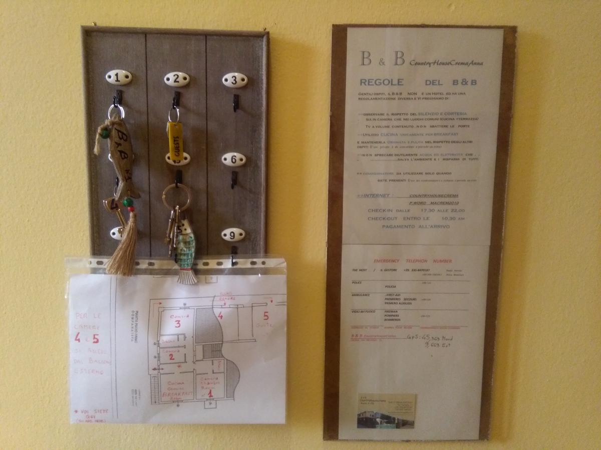 B&B Countryhouseanna Crema Zewnętrze zdjęcie